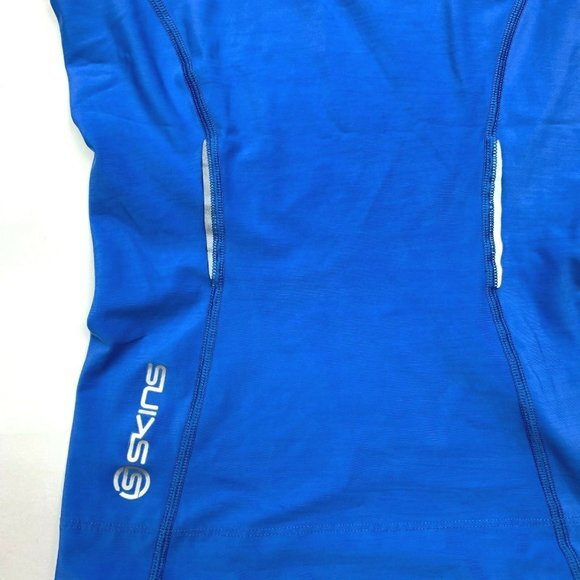 Skins Compression Blue Tank Top A200 Nylon Blend - Picture 5 of 10